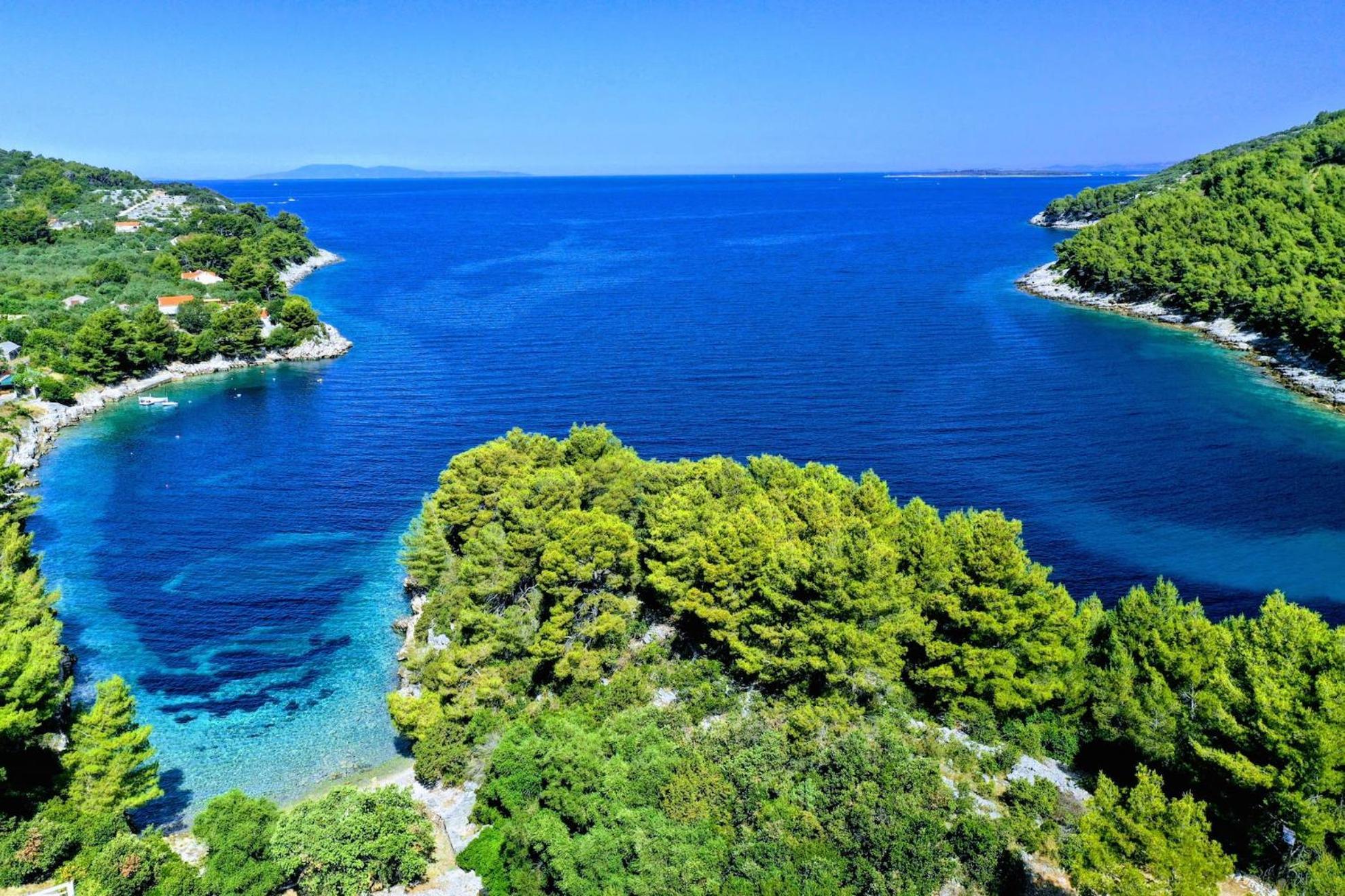 Villa Stone House Poplat Vela Luka Exterior photo
