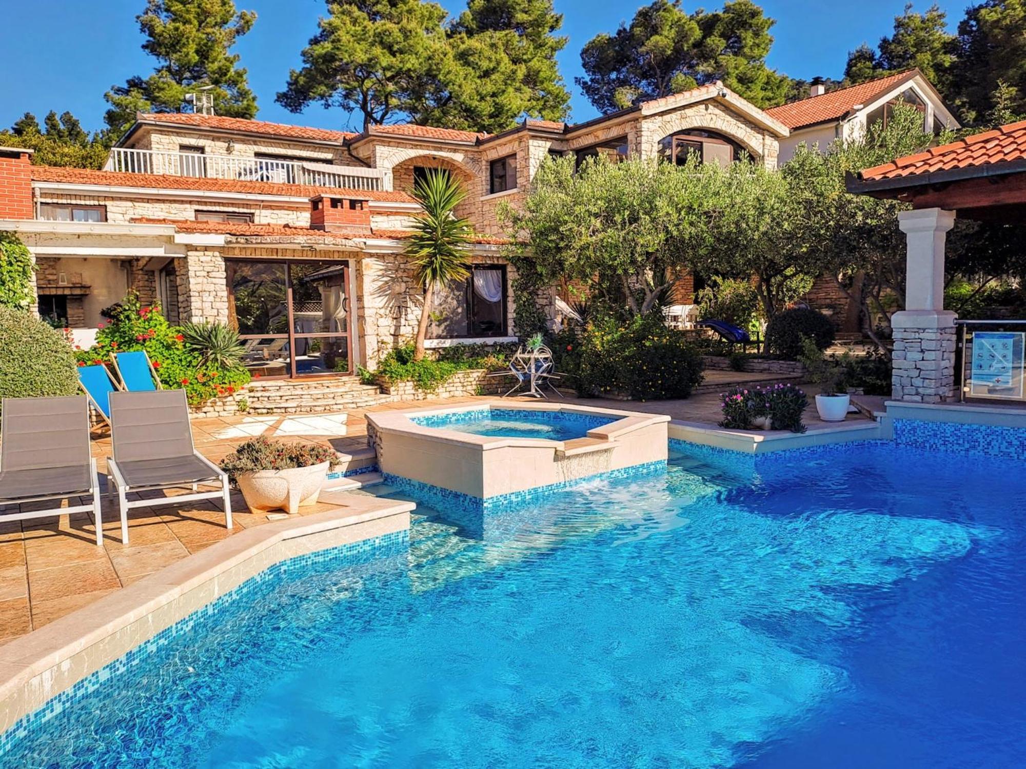 Villa Stone House Poplat Vela Luka Exterior photo
