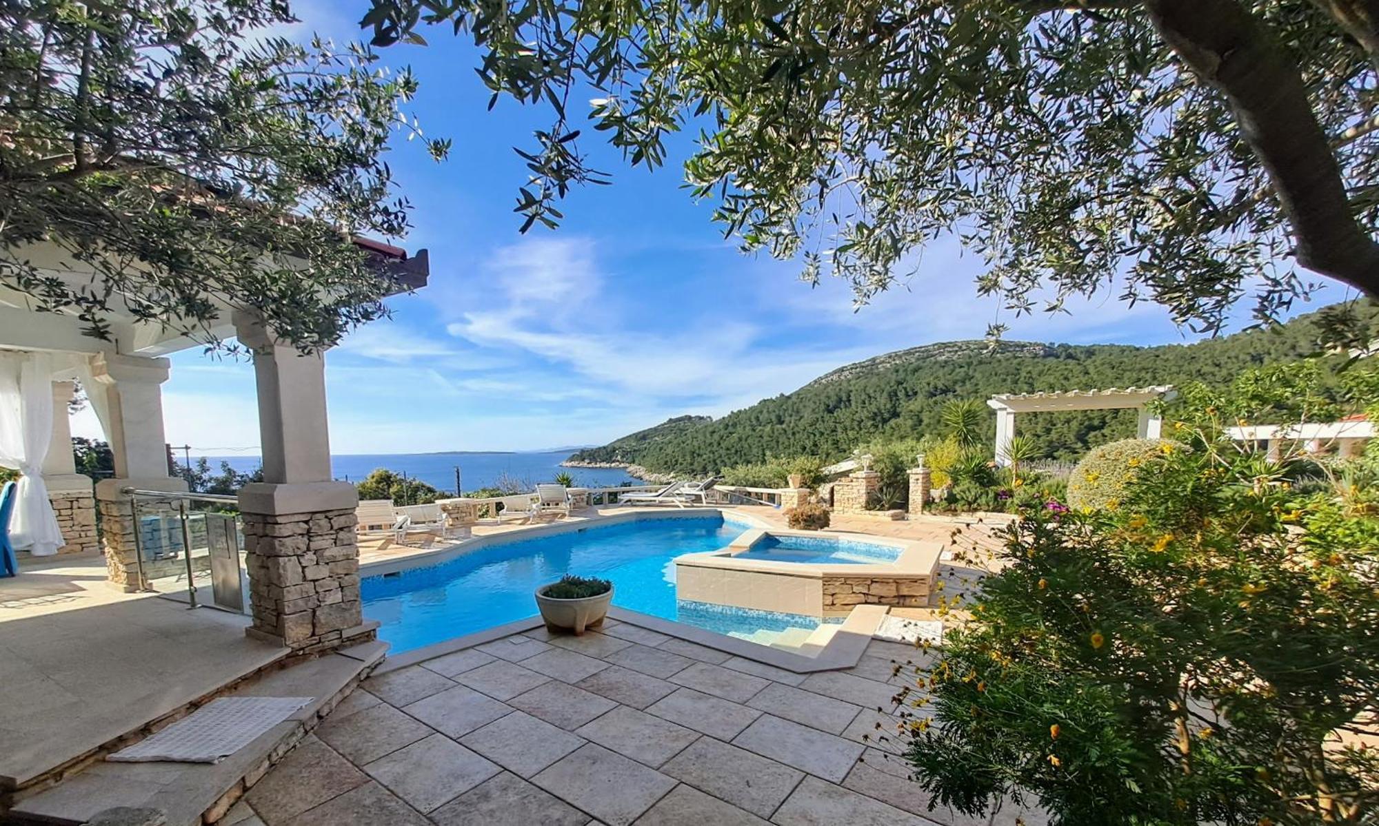 Villa Stone House Poplat Vela Luka Exterior photo