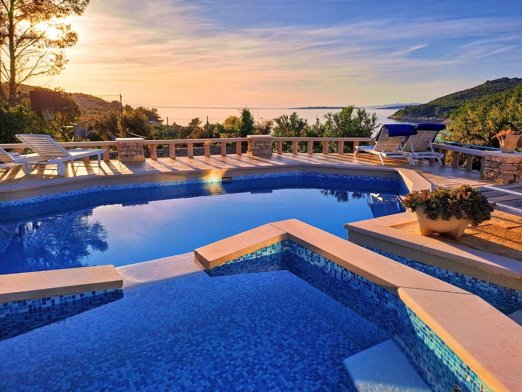 Villa Stone House Poplat Vela Luka Exterior photo